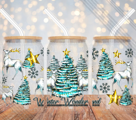 Christmas Teal Evergreen