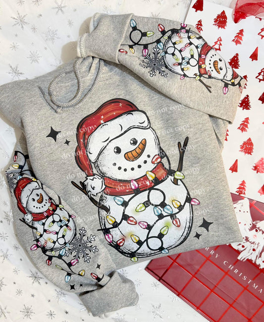 Christmas Lights Snowman