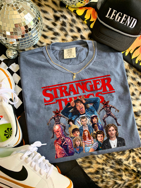 Stranger Character Collage