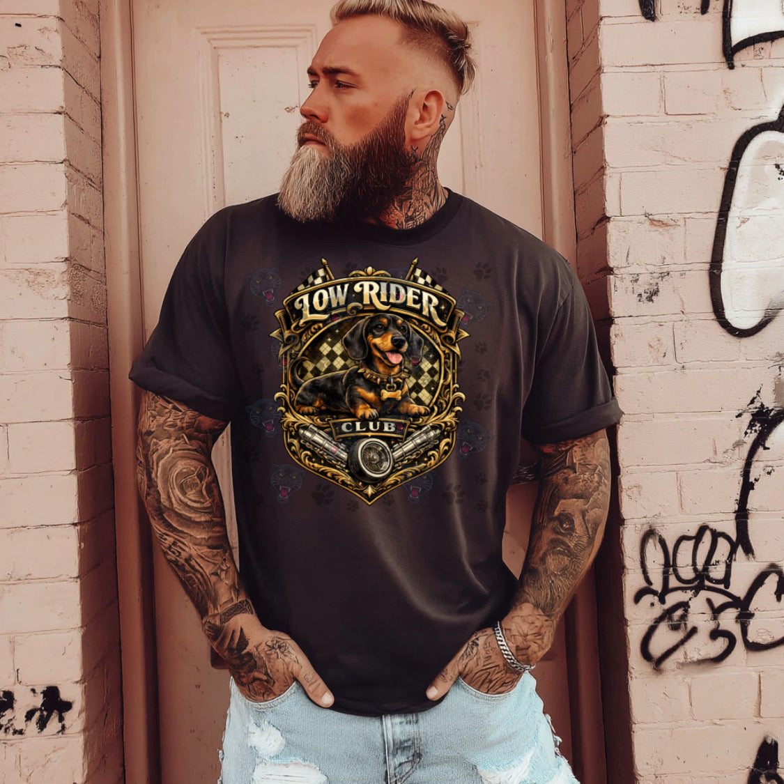 Low Rider Club – Plaid Panther DTF Transfers