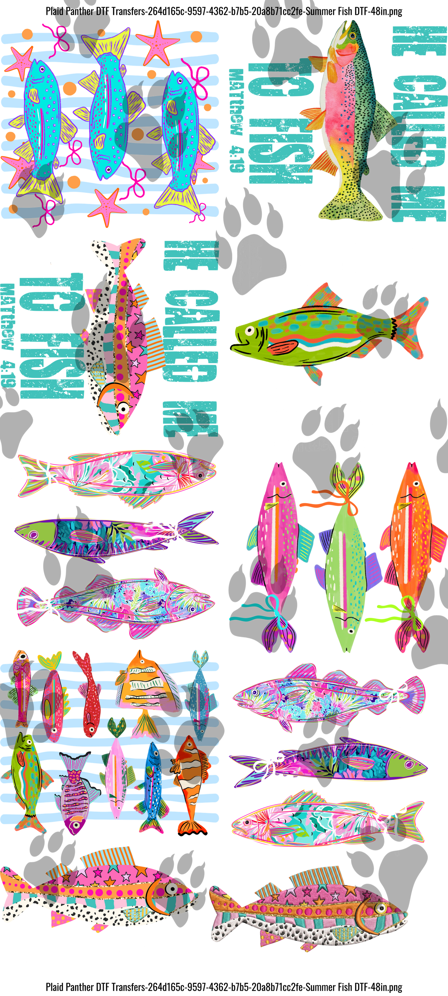 Summer 1 DTF GANGSHEET