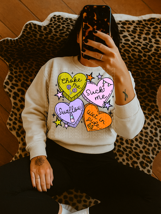 Naughty Conversation Hearts