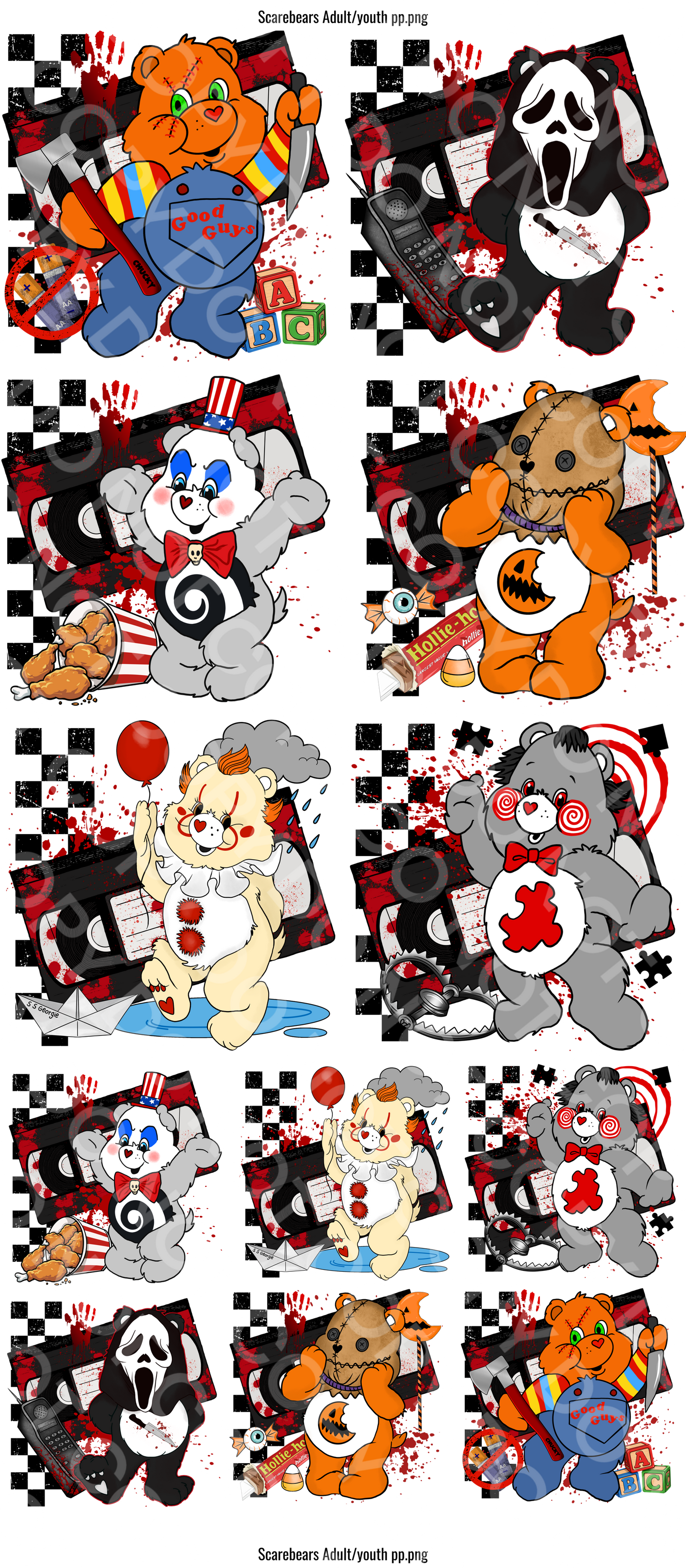 Scare Bear Adult Youth