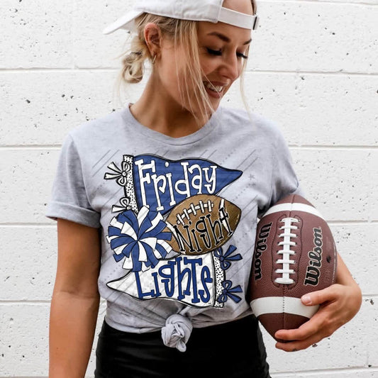 Friday Night Lights Blue White