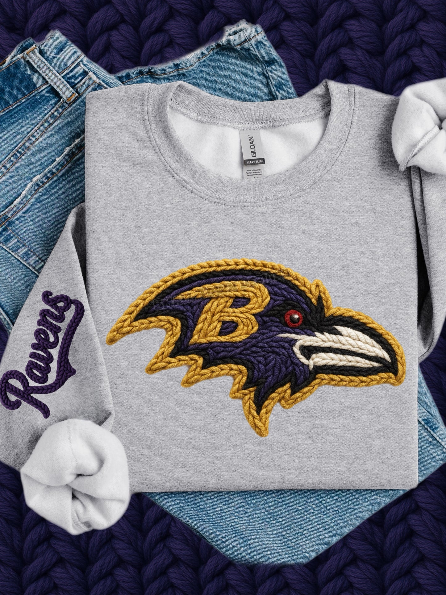 Ravens Faux Yarn