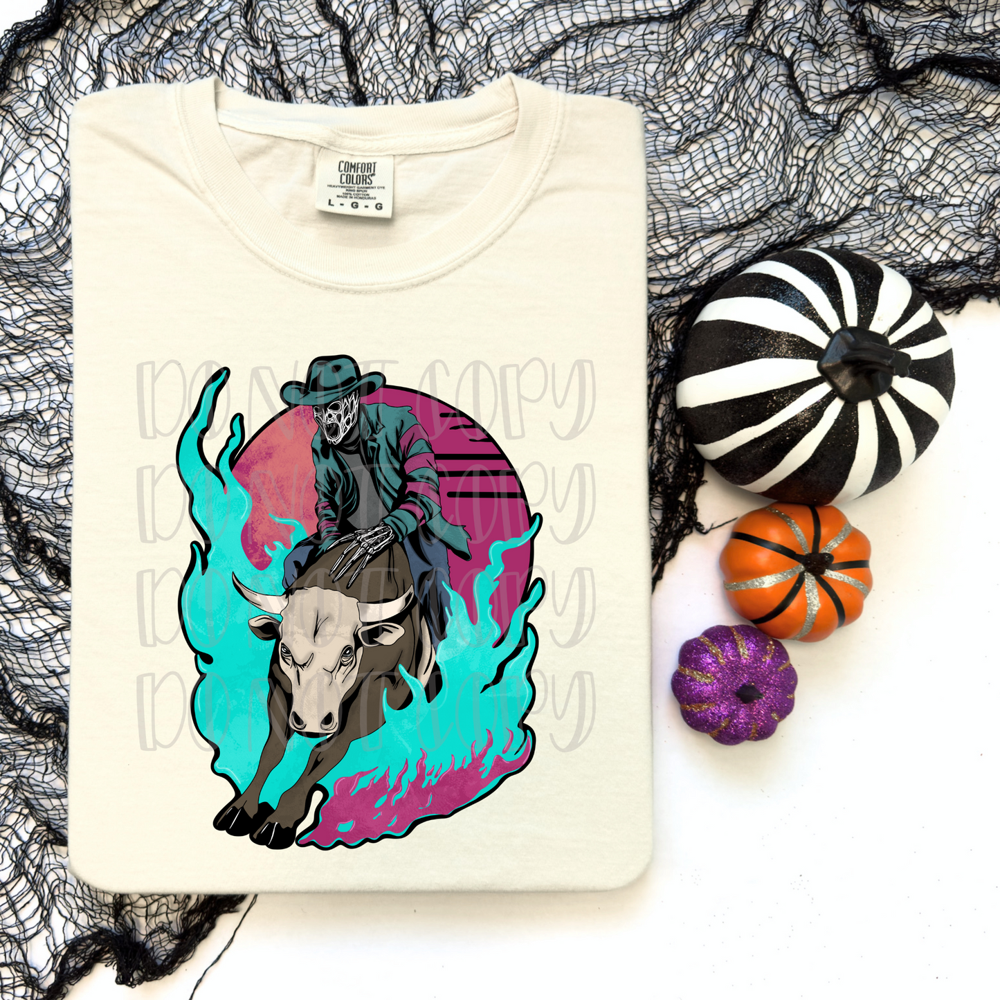 Bull Rider Flames