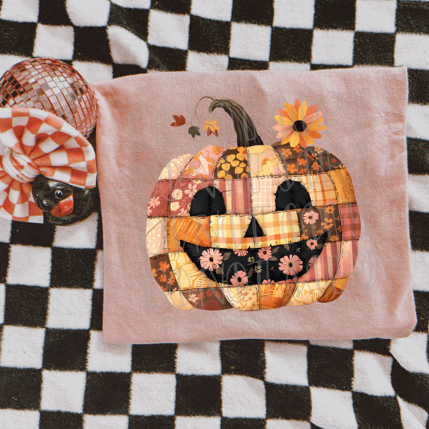 Patchwork Jack-o’-lantern