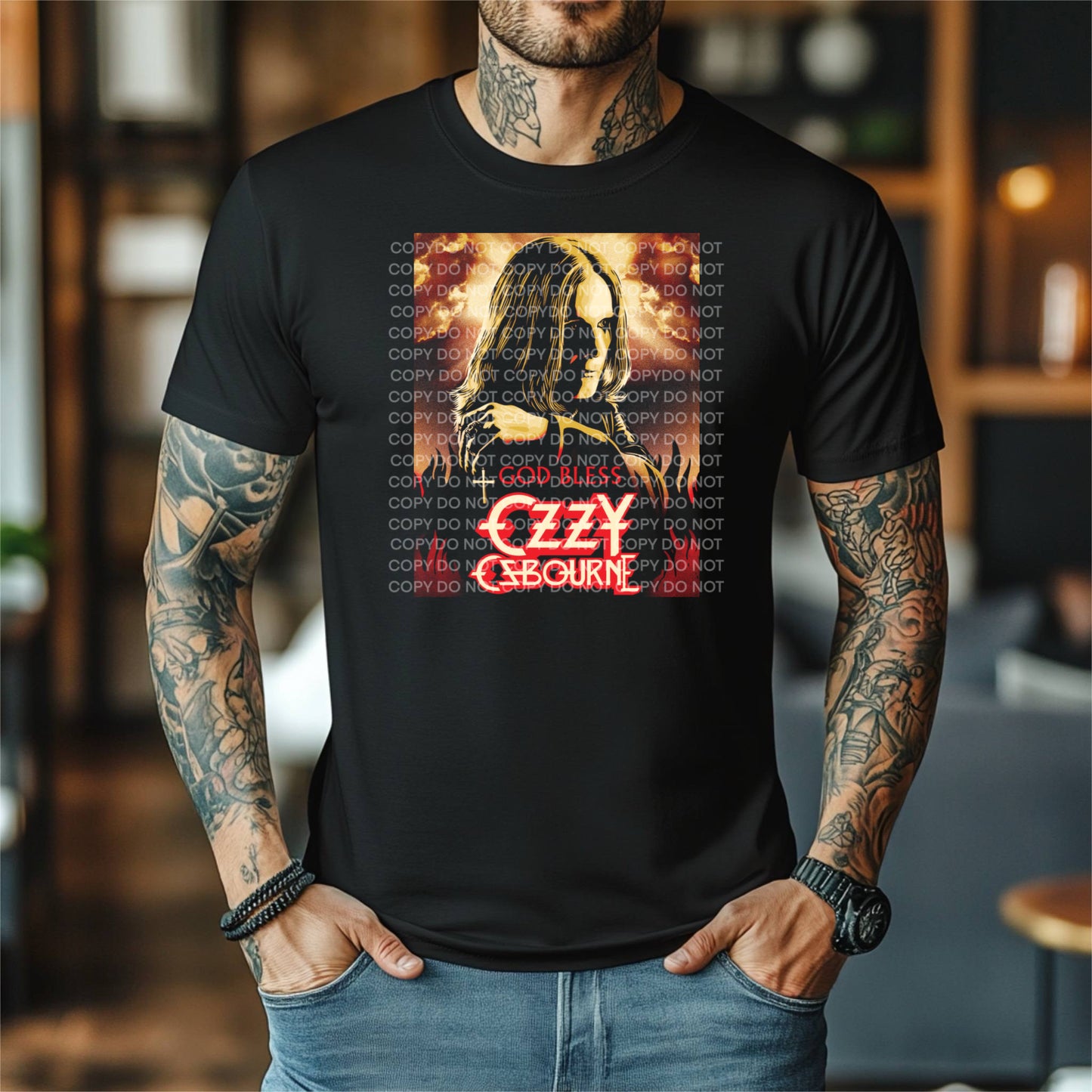 God Bless Ozzy (BLK Tee)