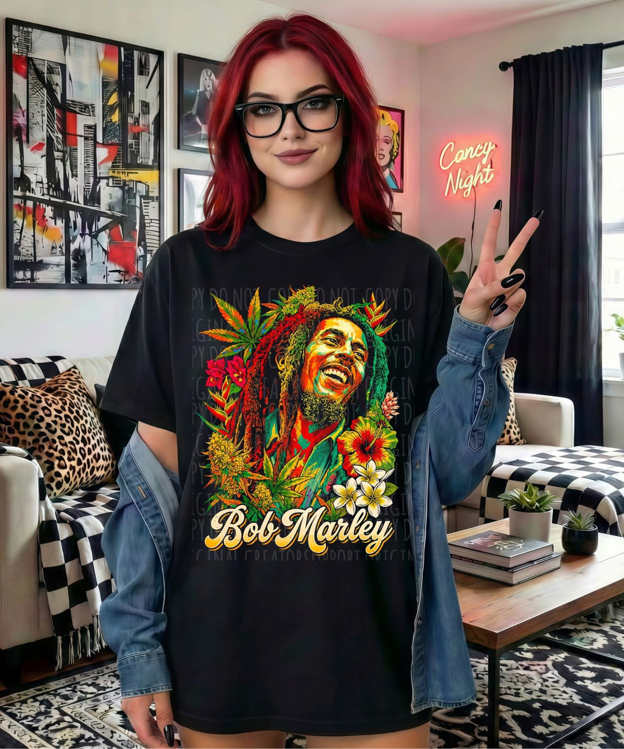 B Marley BLK Tee only