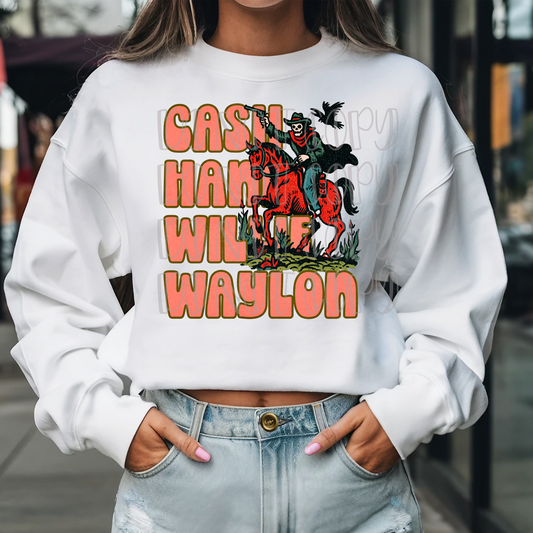 Cash Hank Willie Waylon