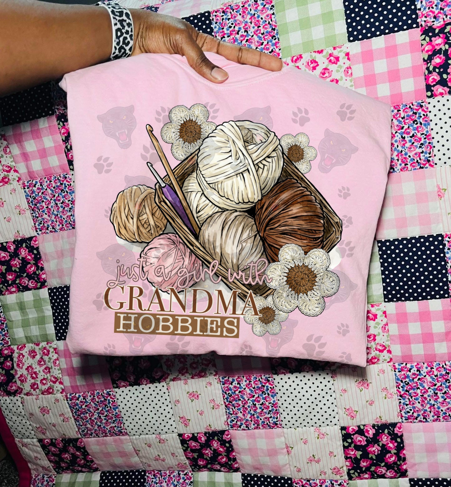 Girl With Grandma Hobbies