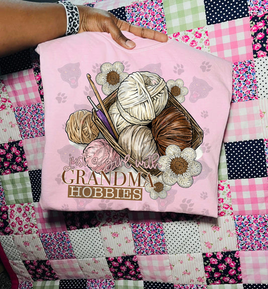 Girl With Grandma Hobbies