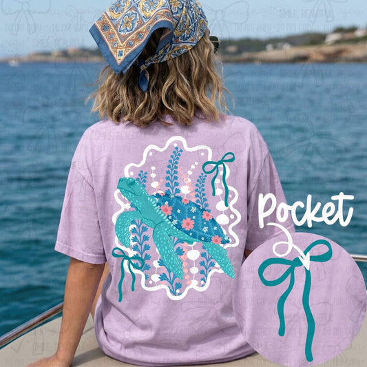 Floral Sea Turtle