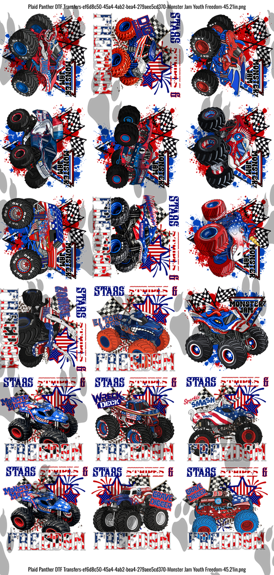 Youth RWB monster jam gangsheet