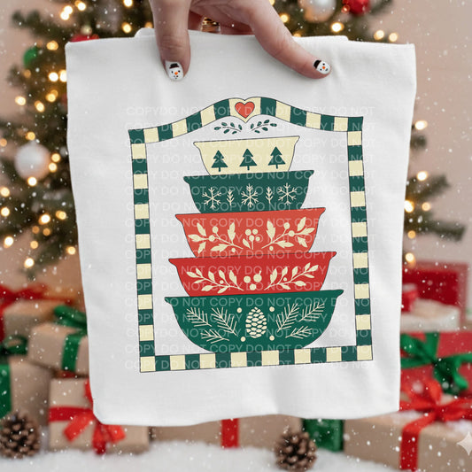 Vintage Christmas Bowls