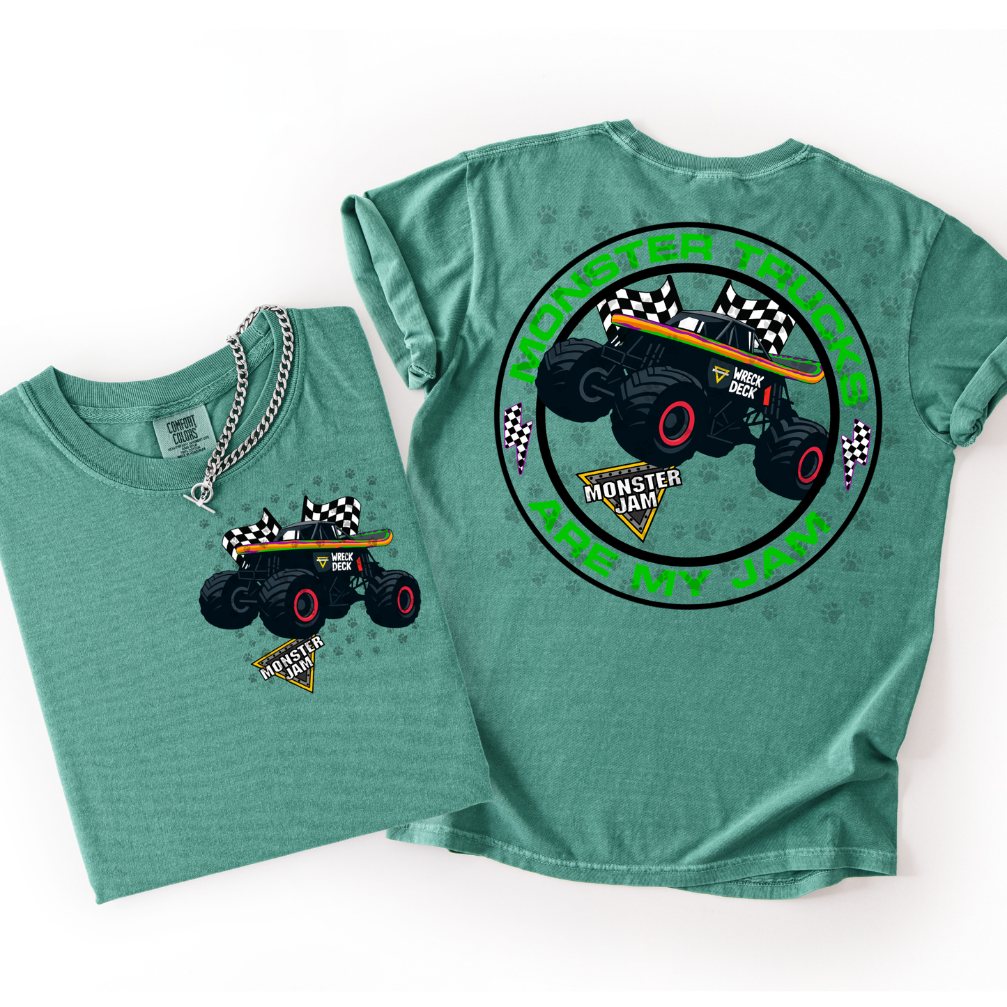 Monster Trucks Are My Jam Wreck Deck