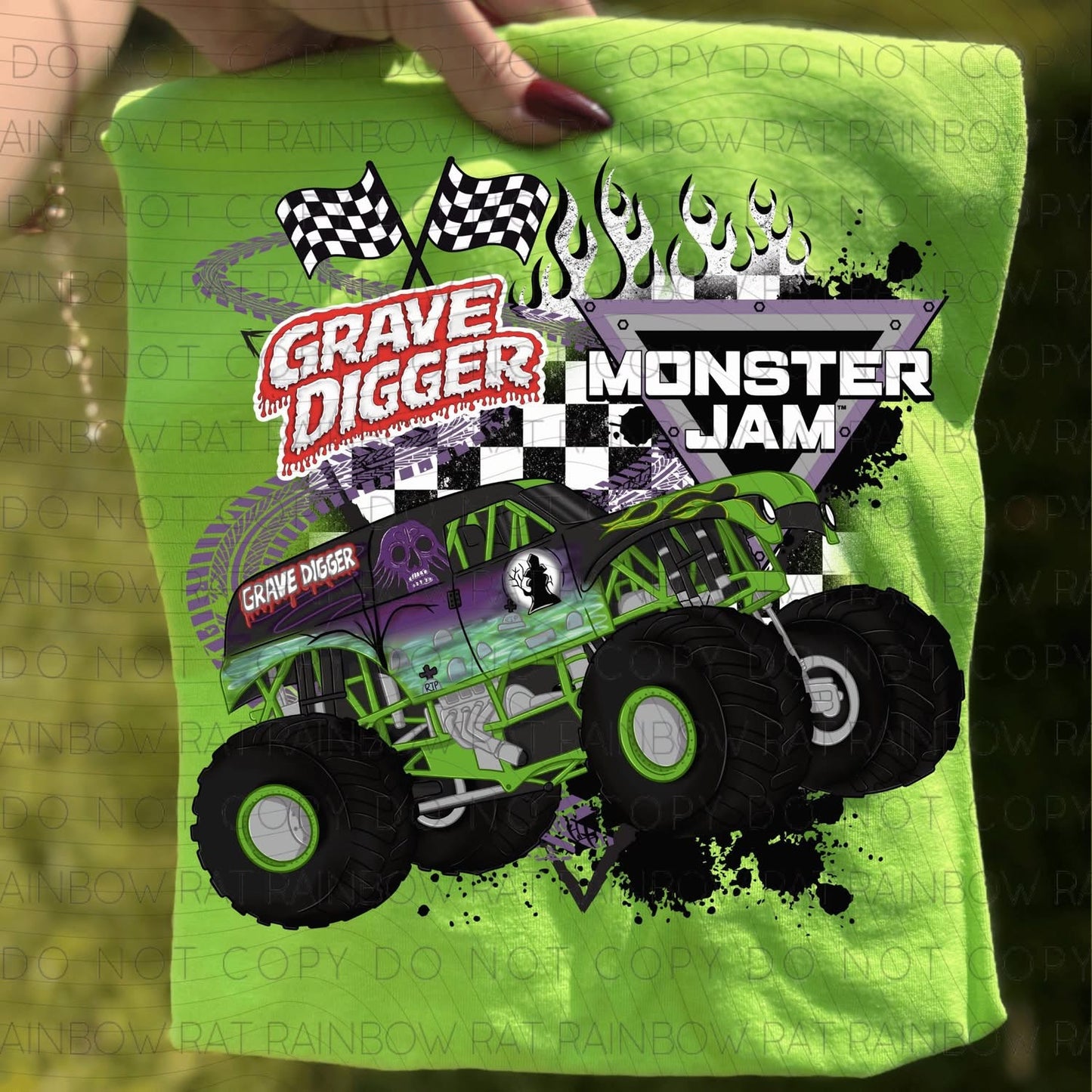 Grave Digger MJ Flames