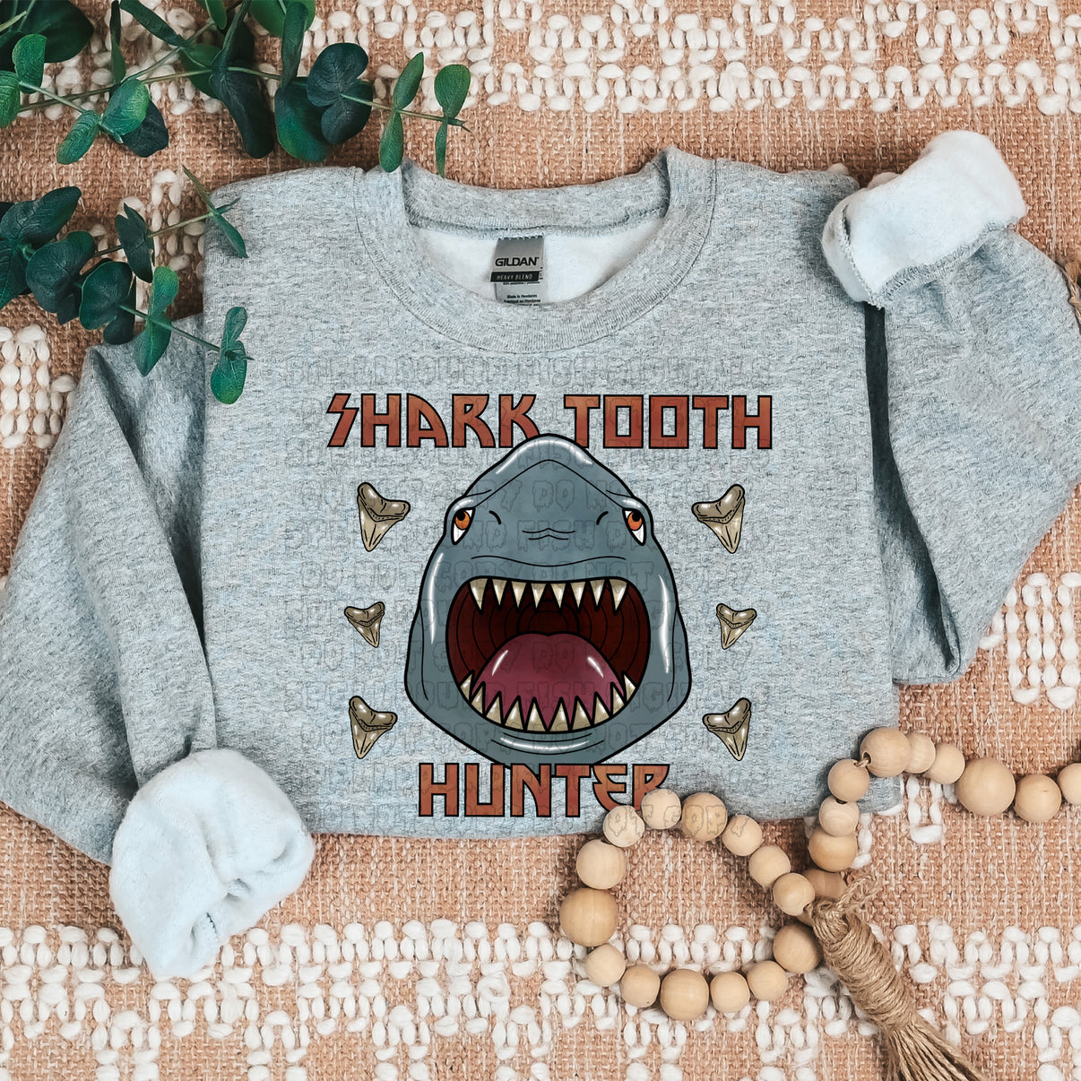 Shark Tooth Hunter – Plaid Panther DTF Transfers