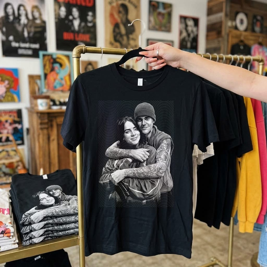 JB and Billie Blk Tee
