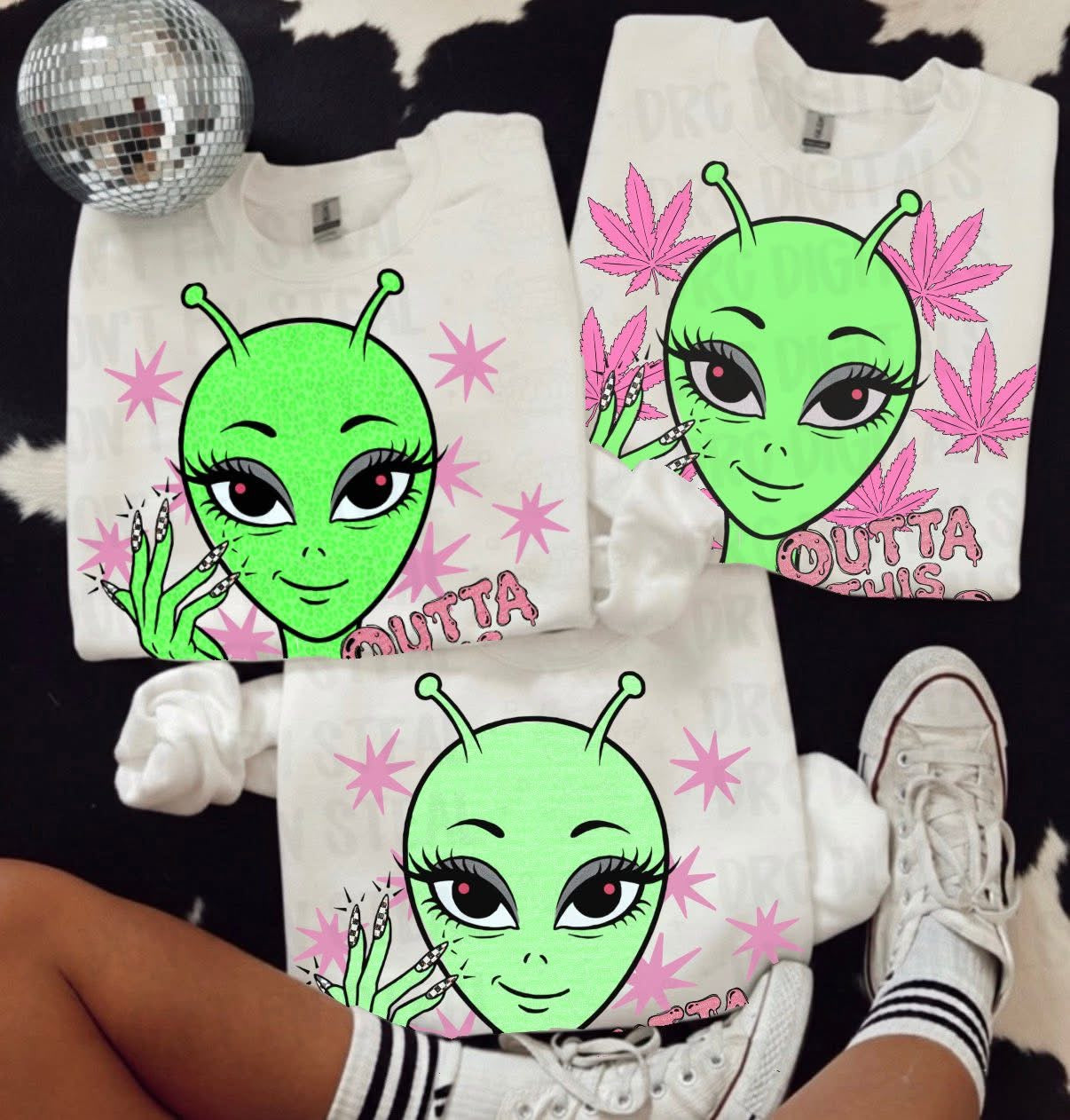 Green Alien Girls