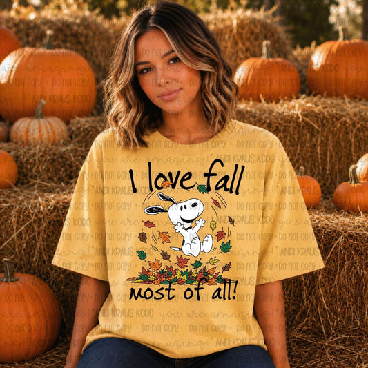 I Love Fall Snoop