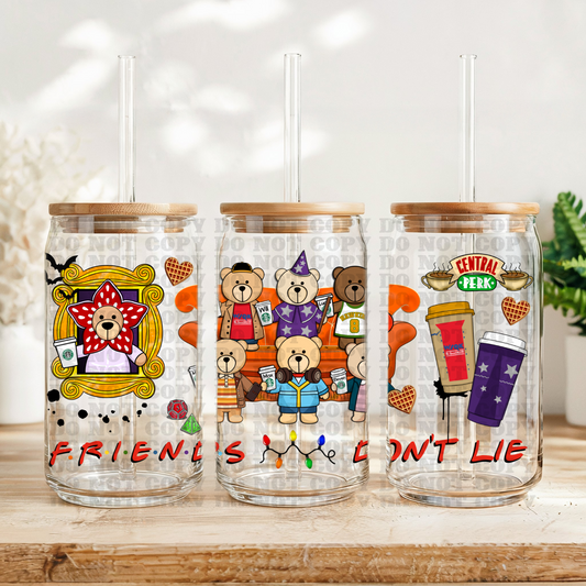 Friends Inspired Bear Wrap UVDTF