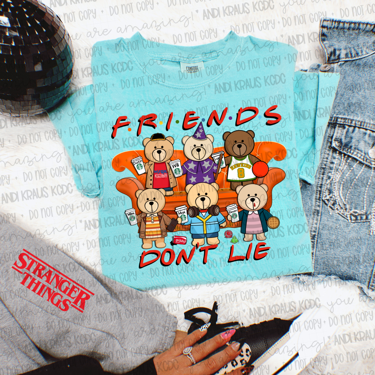 Friends Don't Lie Bear Crew