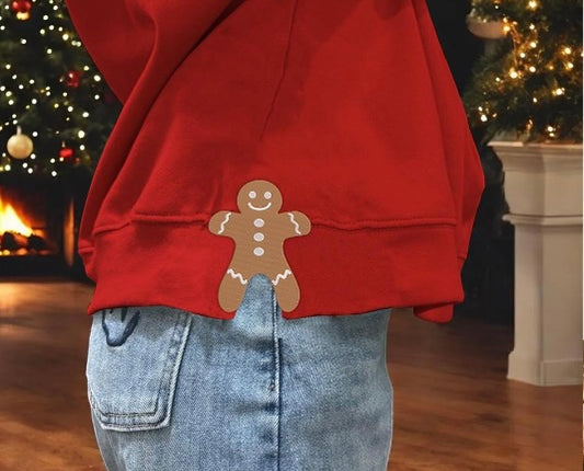 Side Bow Gingerbread Man