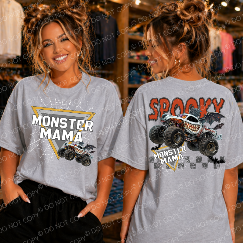 Monster Mama Spooky Monster Mutt Dalmatian