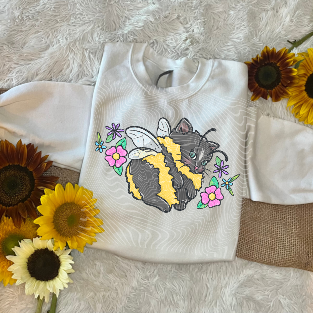 Cat Bee – Plaid Panther DTF Transfers