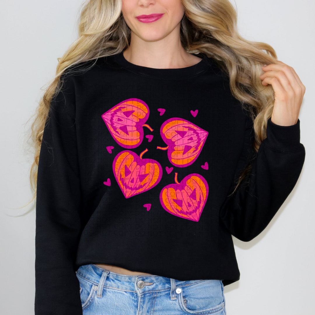 Pumpkin hearts