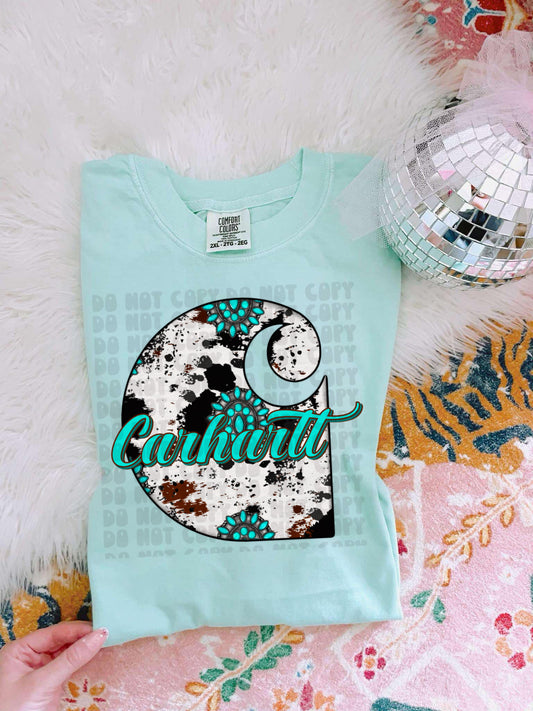 CH Cow Turquoise