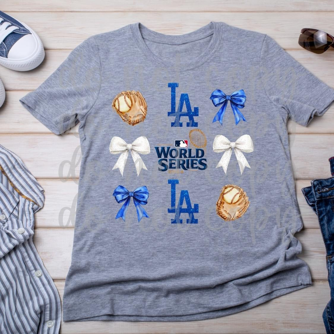 LA Bows White