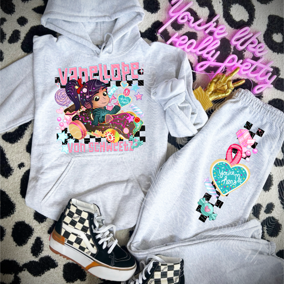 Vanellope Black Checker