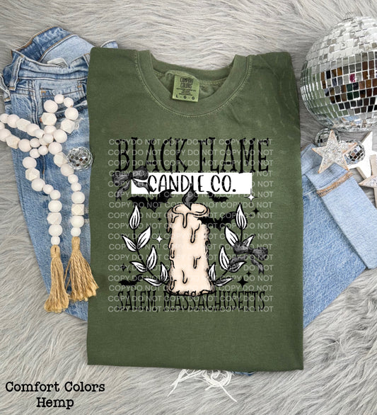 Black Flame Candle