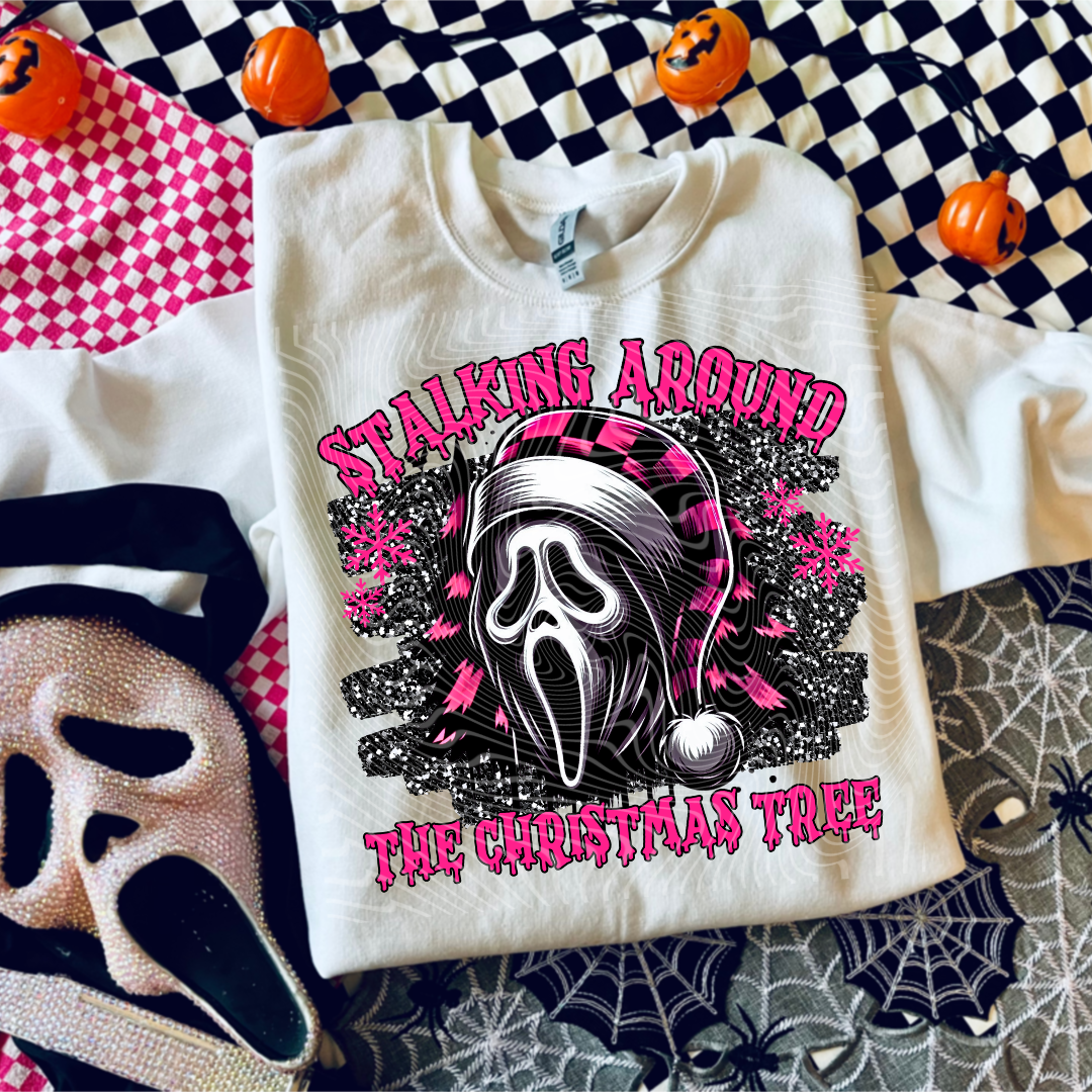 Stalking Around Plaid Panther DTF Transfers