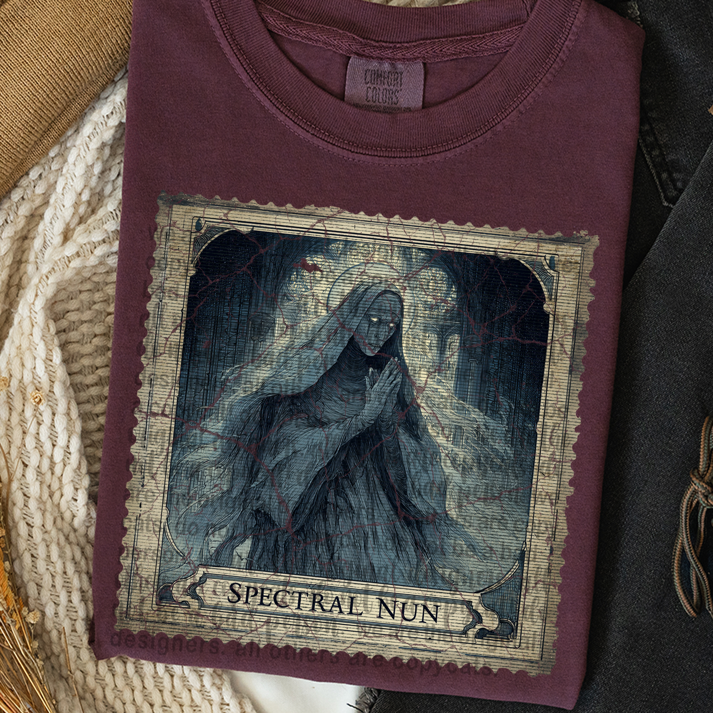 Spectral Nun Stamp