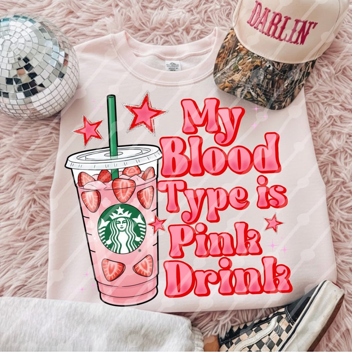 My Blood Type Is Pink Drink