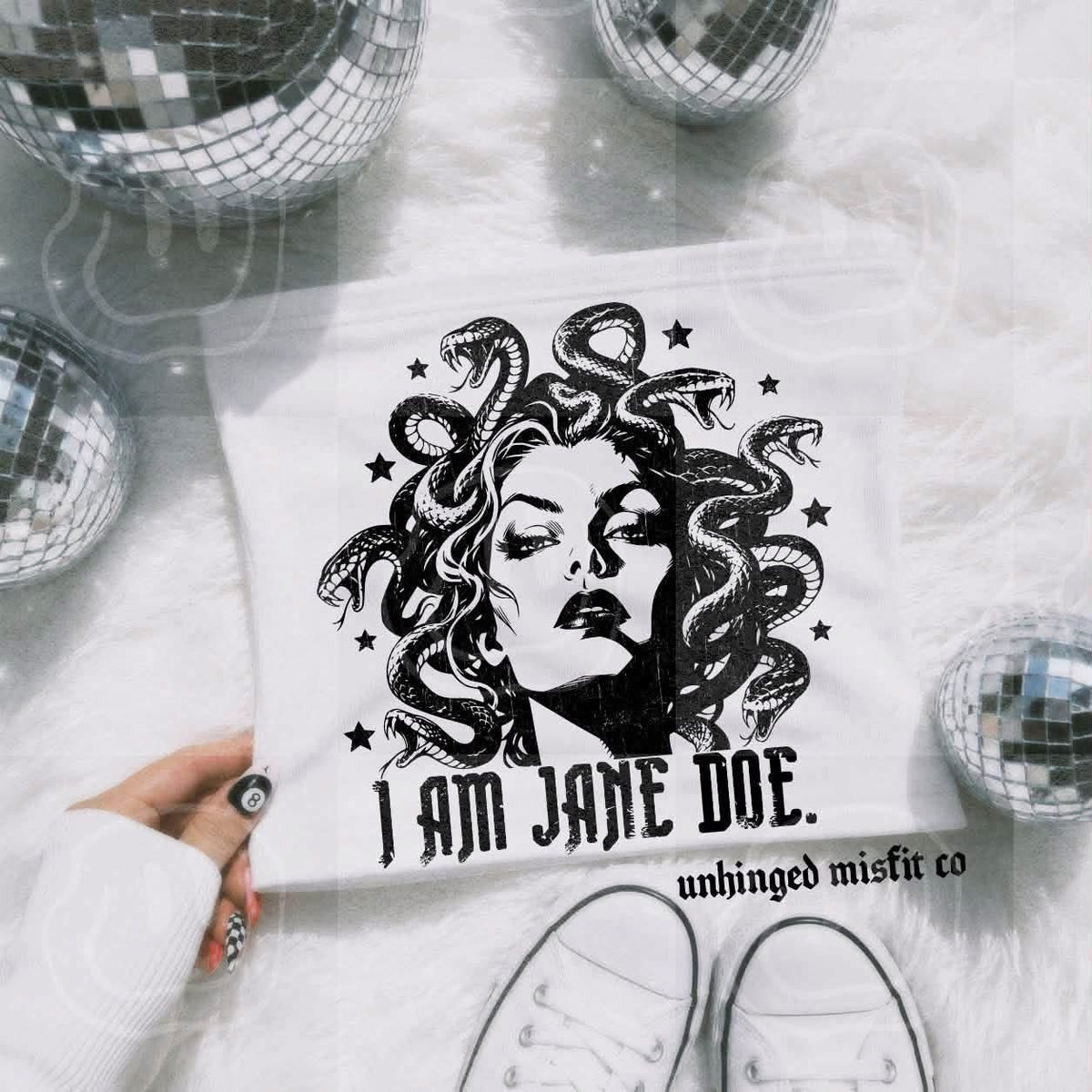 I Am Jane Doe Medusa DTF transfer