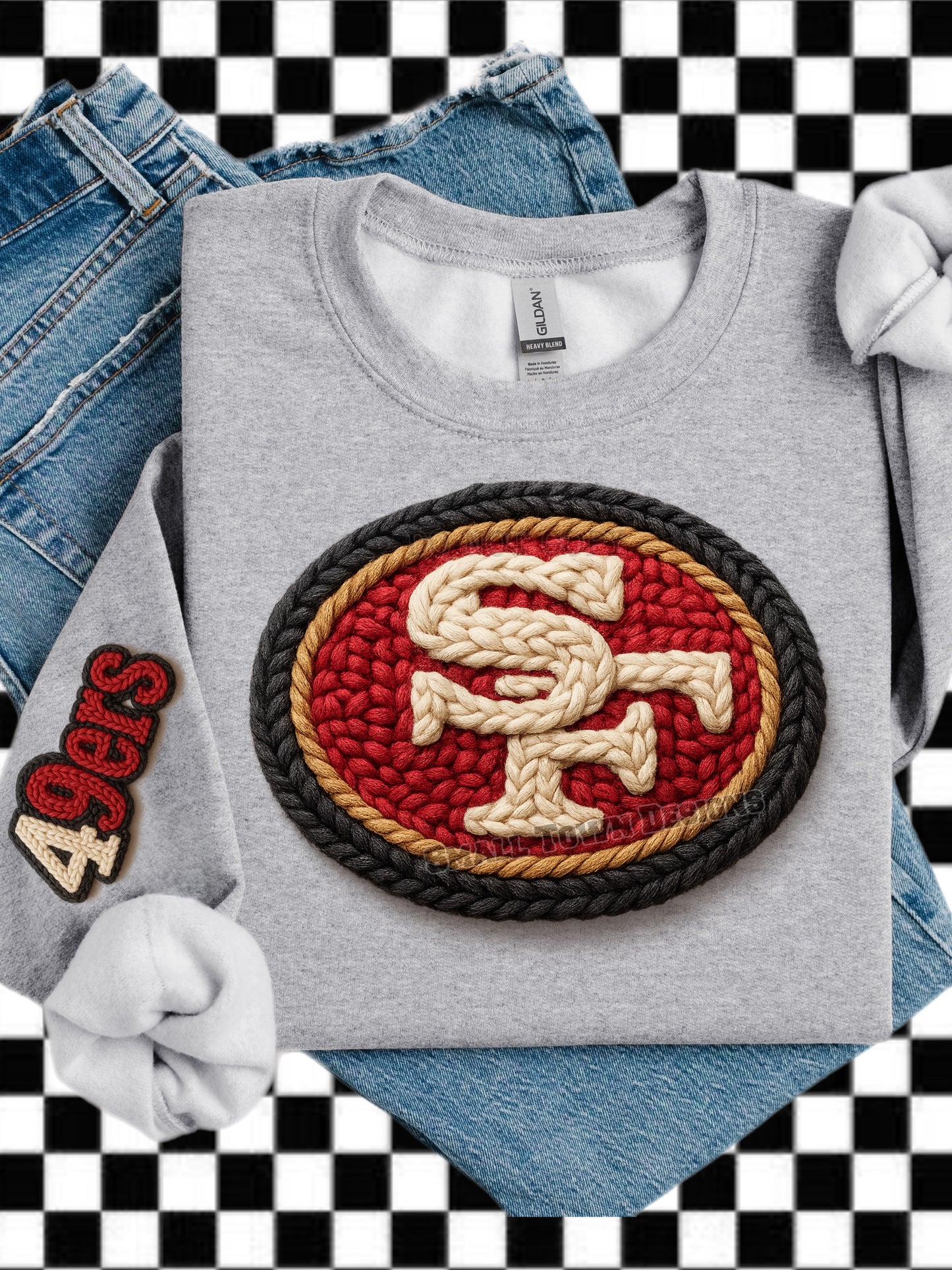 49 ers Faux Yarn