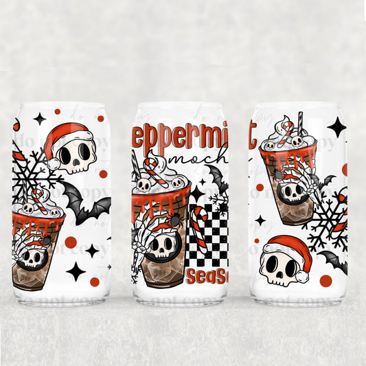 Peppermint Mocha Skull