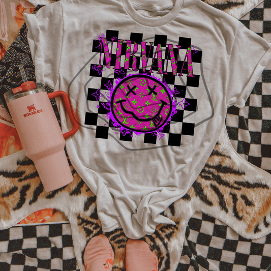 Checkered Boujee Band Tee (Copy)