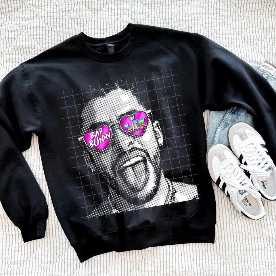 Bad Bunny Heart Glasses