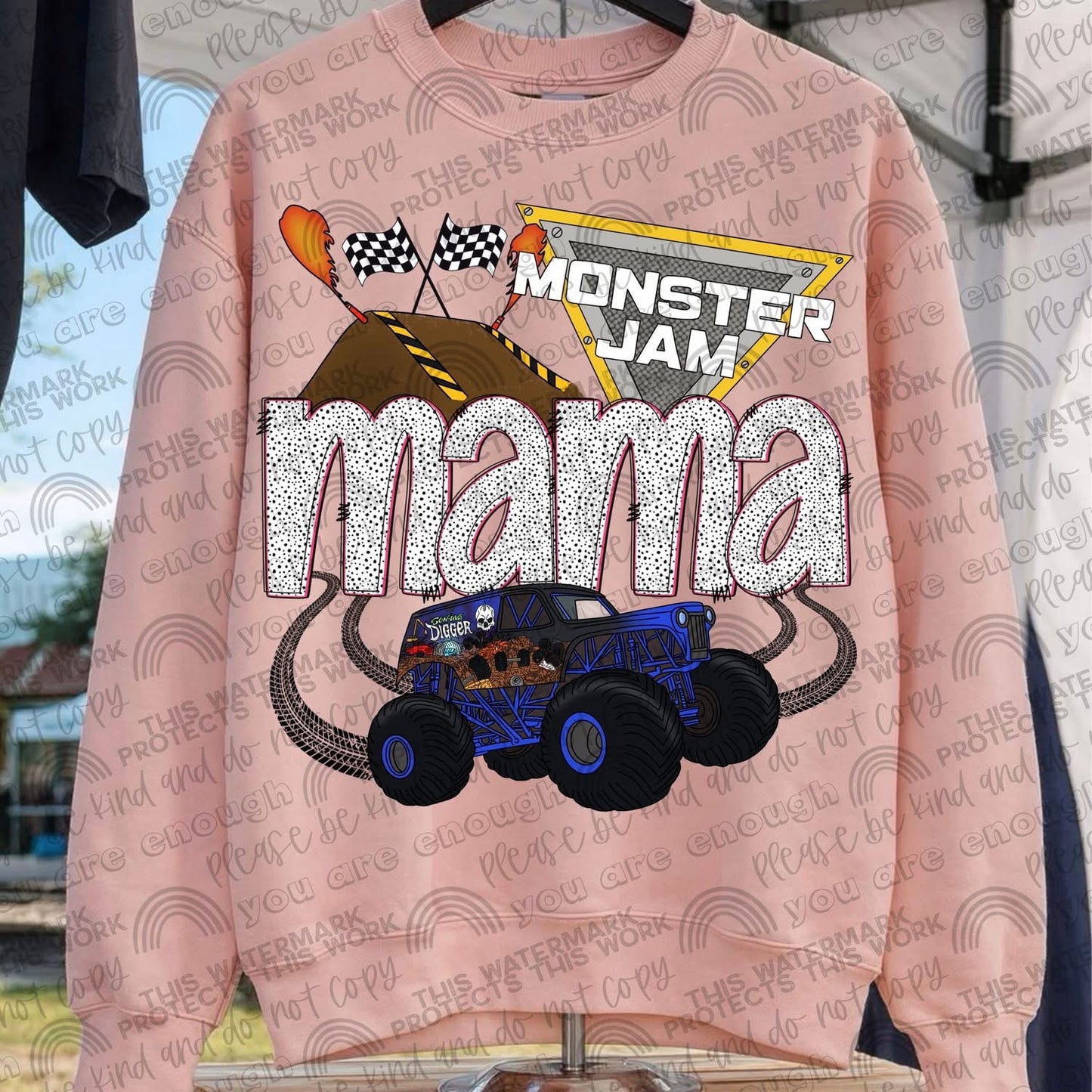 MJ Mama Grave Digger Style Truck