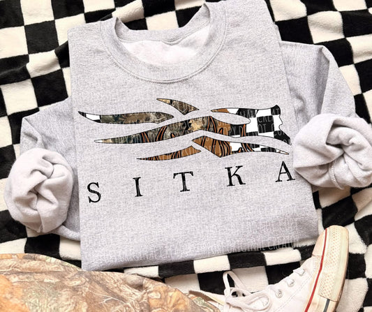Camo Stripe SITKA Inspired Western Graphic