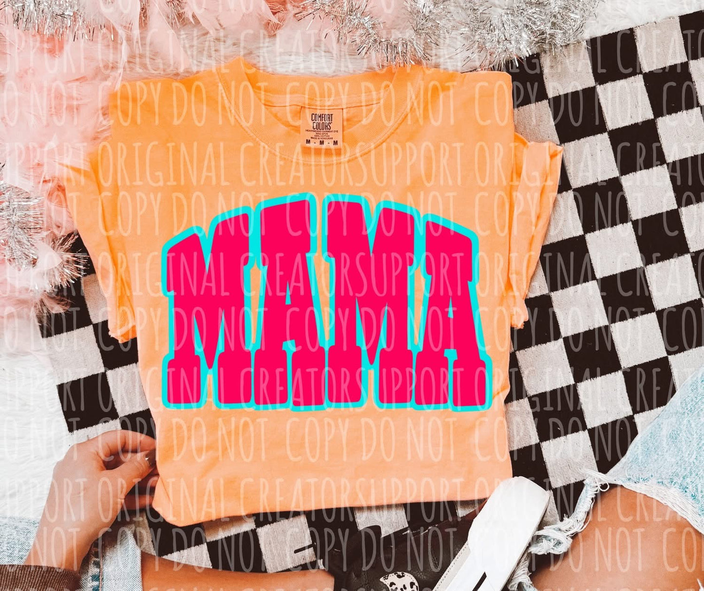Mama Neon Pink