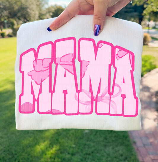 Mama Pink Bow