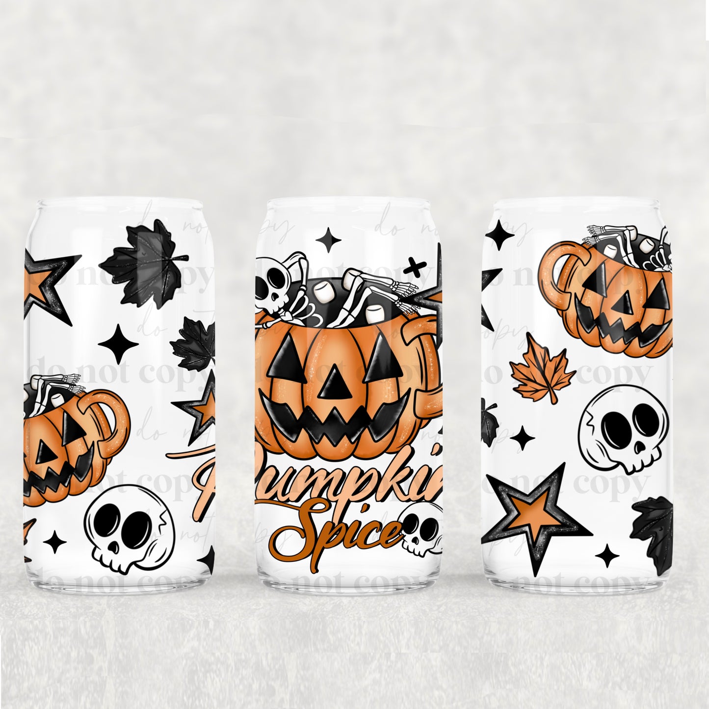 Pumpkin Spice Skeleton