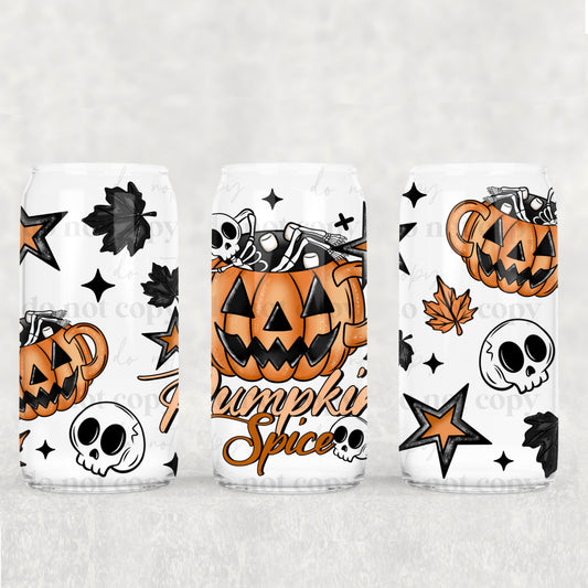 Pumpkin Spice Skeleton