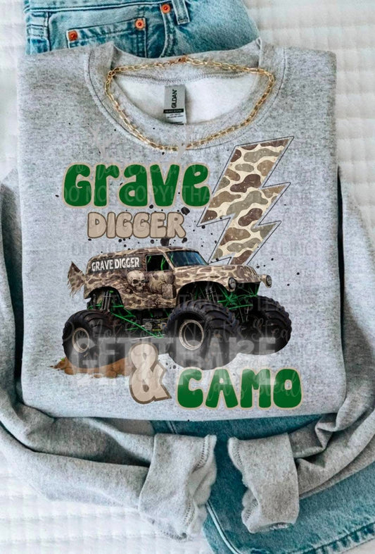 Grave Digger and Camo